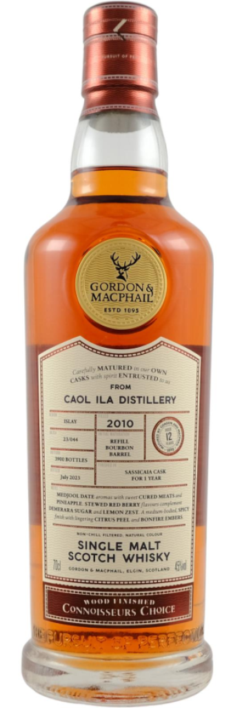 Gordon & MacPhail Connoisseur's Choice Caol Ila 2010 Sassicaia Finish 45% ABV