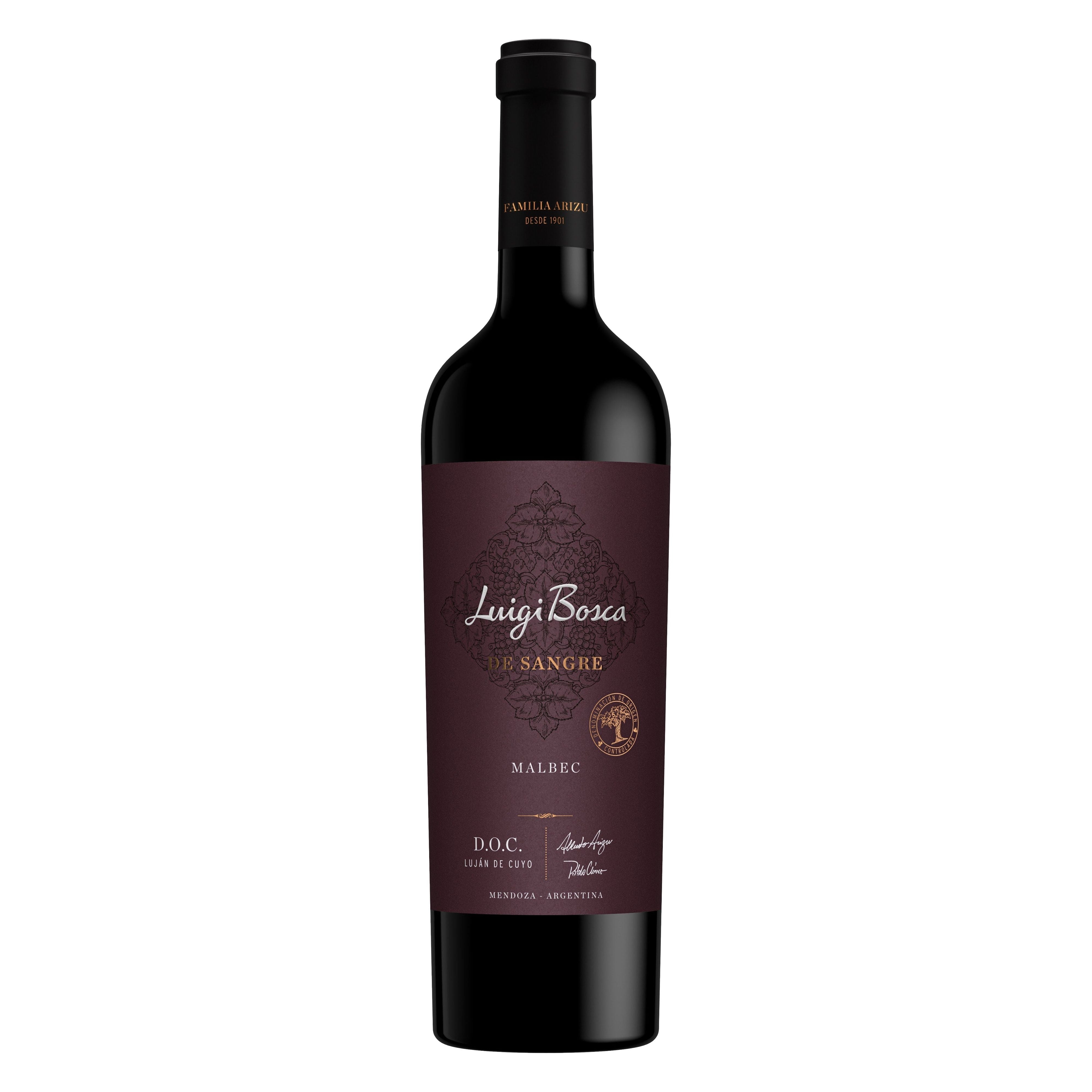 Luigi Bosca Lujan de Cuyo De Sangre Malbec 2021 750ml