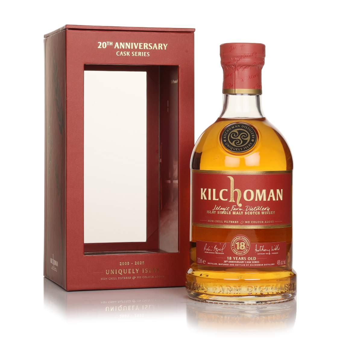 Kilchoman 18 Year Old Bourbon Cask Matured 20th Anniversary Series