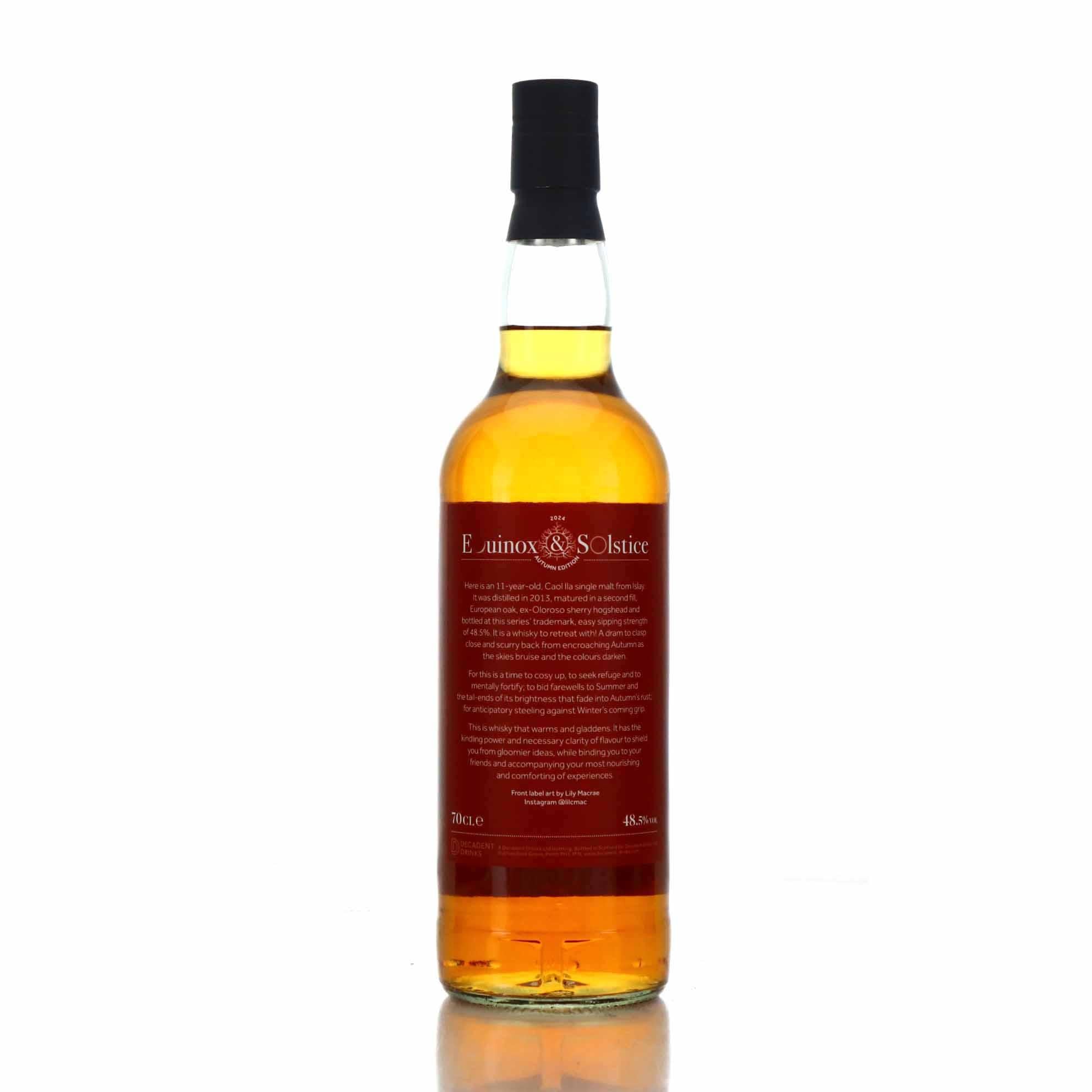 Equinox & Solstice Autumn Edition 2024 Caol Ila 11 Year Old 48.5% ABV 700ml
