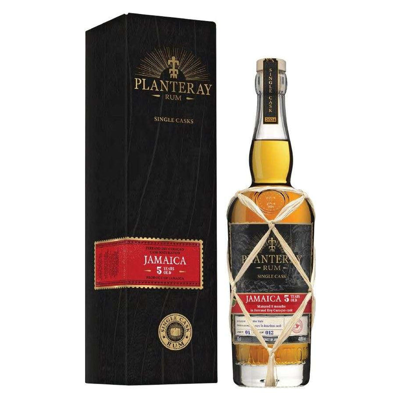 Planteray Single Cask Jamaica 5 Year Old Ferrand Dry Curacao Finish 47% ABV 700ml