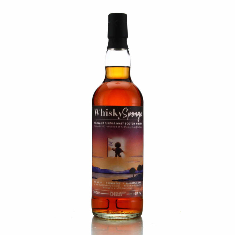 Whisky Sponge Edition No.100 Ardnamurchan 7 Year Old 57.1% ABV 700ml