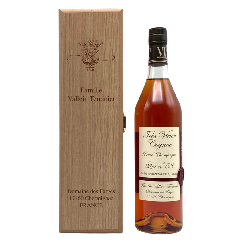 Vallein Tercinier Petite Champagne Lot 58 65 Year Old Cognac 48.4% ABV 700ml