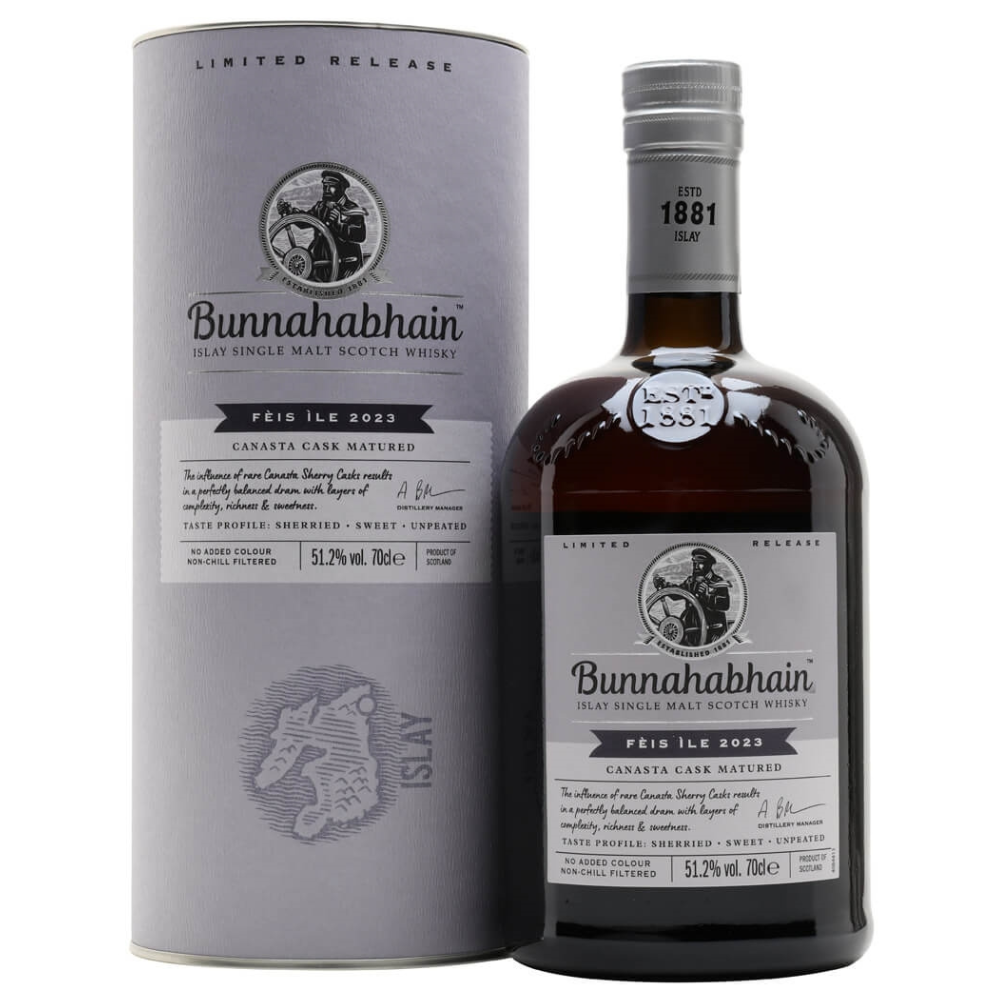 Bunnahabhain Feis Ile 2023 Canasta Cask 51.2% ABV 700ml