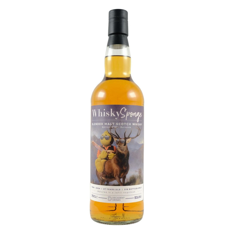 Whisky Sponge Edition No.87 Burnside 1996 27 Year Old 53.9% ABV 700ml