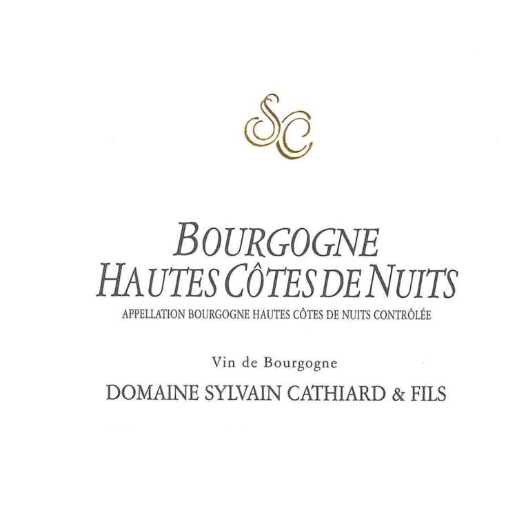 Domaine Sylvain Cathiard & Fils Bourgogne Hautes Cotes de Nuits Rouge 2021 750ml