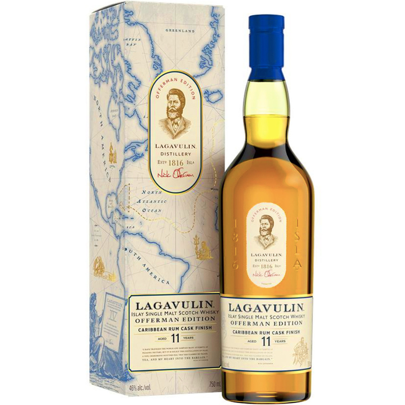 Lagavulin Offerman 11 Year Old Caribbean Rum Cask 750ml