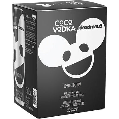 Coco Vodka Deadau5 Limited Edition 4 Tall Cans