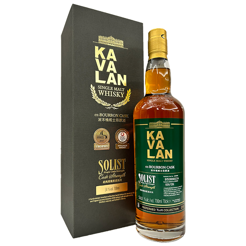 Kavalan Solist Ex-Bourbon Preferred Team Collection 54% ABV