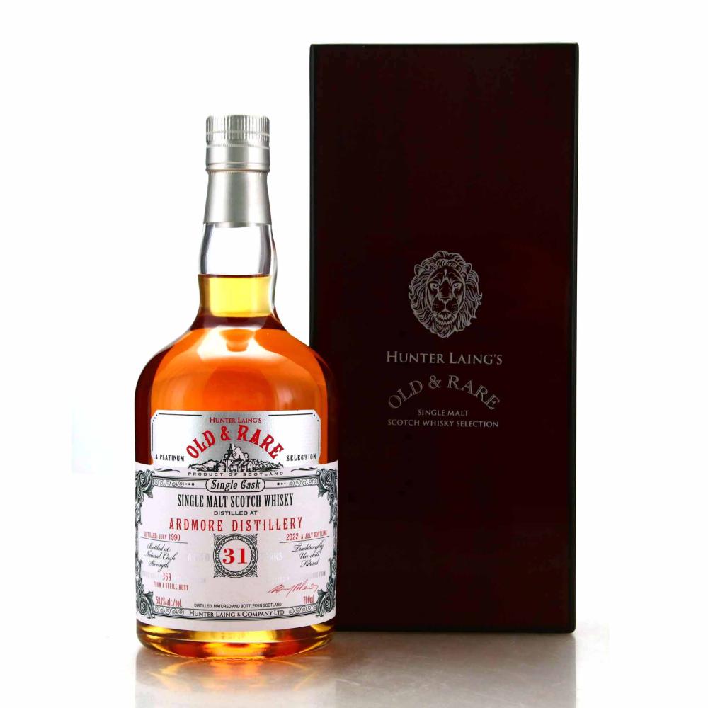 Hunter Laing Old & Rare 1990 Ardmore 31 Year Old 58.1% ABV