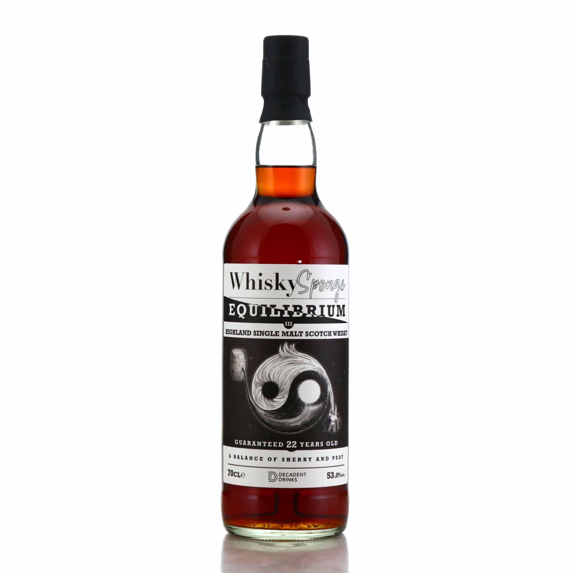 Whisky Sponge Equilibrium III Highland Single Malt 22 Year Old 53% ABV 700ml