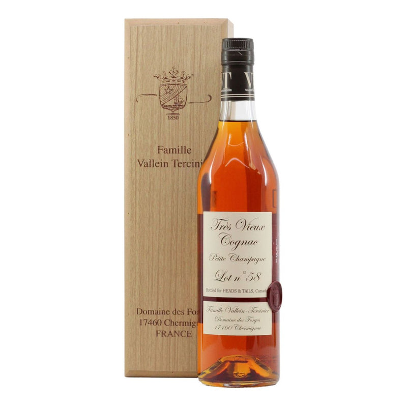 Vallein Tercinier Petite Champagne Lot 58 65 Year Old Cognac 48.4% ABV 700ml