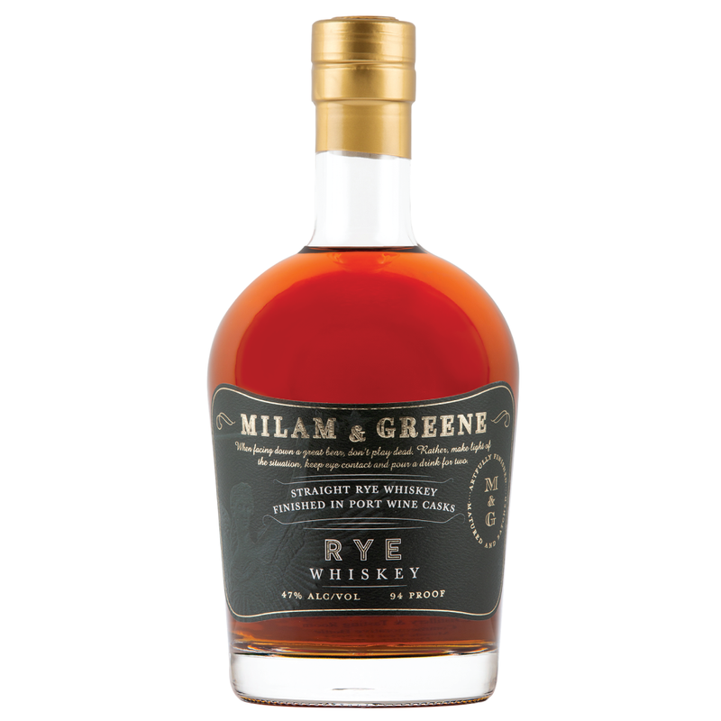 Milam & Greene Rye Whiskey Port Finish