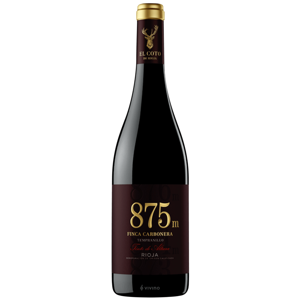 El Coto 875m Finca Carbonera Tinta Di Altura Tempranillo 2019 750ml