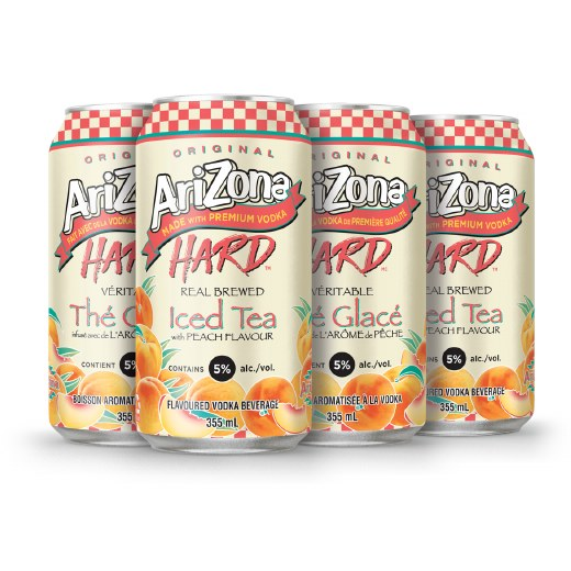 Arizona Hard Iced Tea Peach 6 Cans