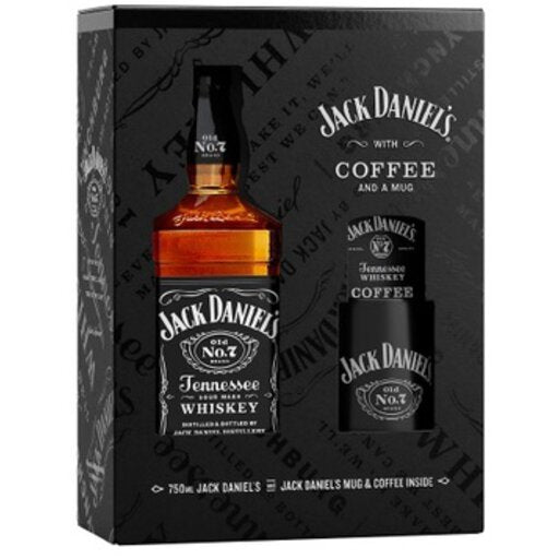 Jack Daniel's Tennessee Whisky Gift Pack With Coffee Mug 750ml