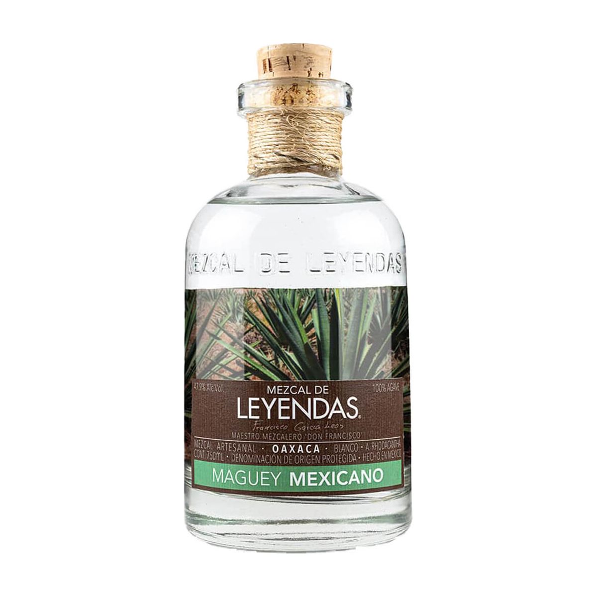 Mezcal de Leyendas Maguey Mexicano Mezcal 750ml