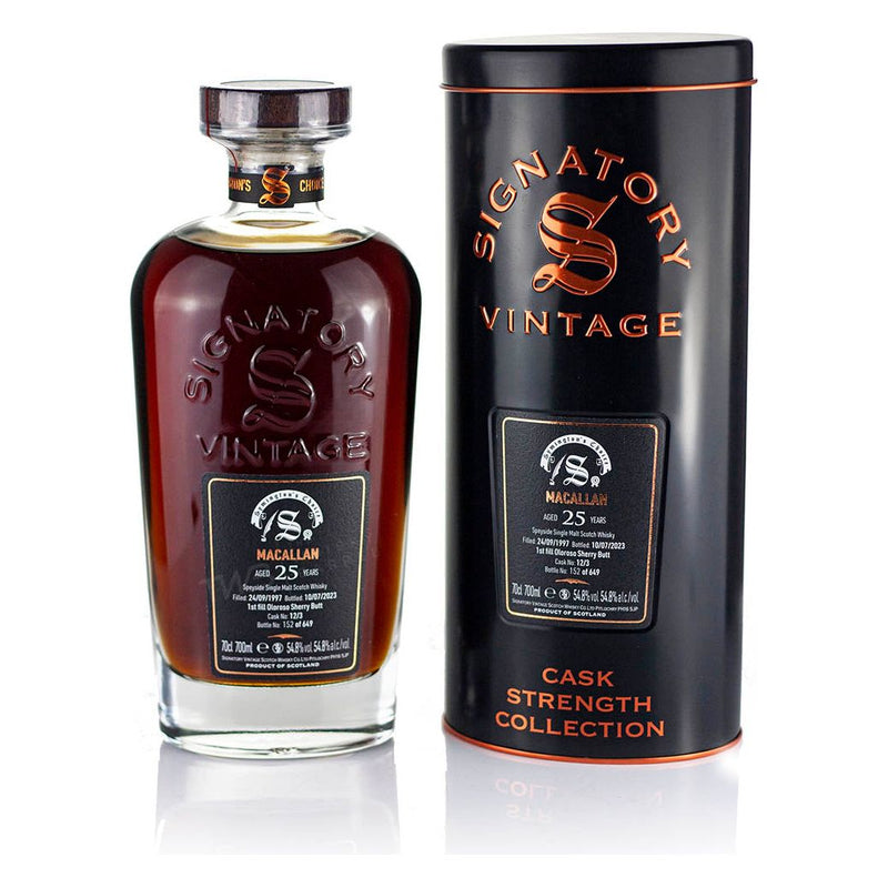 Signatory Vintage Macallan 1997 25 Year Old Symington's Choice 54.8% 700ml