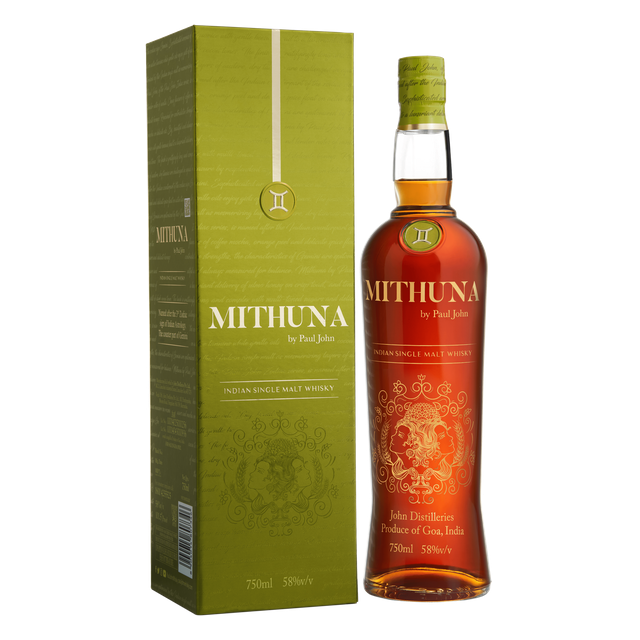 Paul John Mithuna Indian Single Malt 58% ABV 750ml