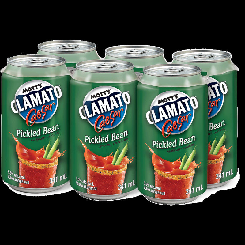 Mott's Clamato Pickled Bean Caesar 6 Cans