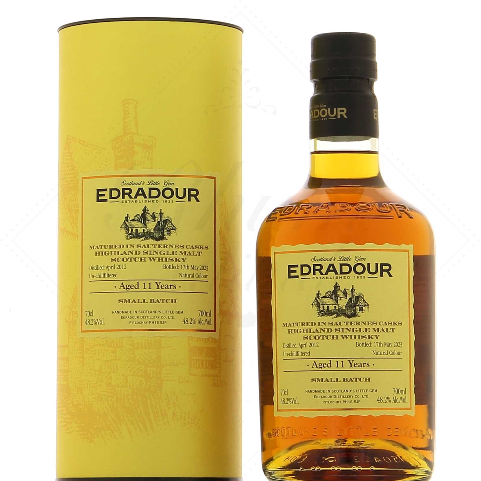 Edradour 2012 11 Year Old Sauternes Matured 48.2% ABV 700ml