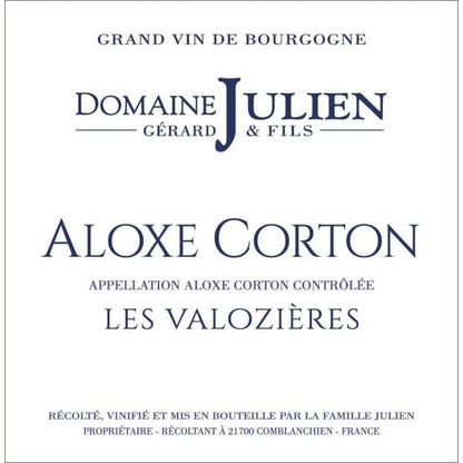 Domaine Julien Aloxe-Corton 1er Cru 'Les Valozieres' 2020 750ml