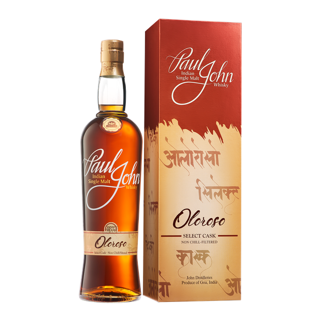 Paul John Oloroso Indian Single Malt 48% ABV 750ml