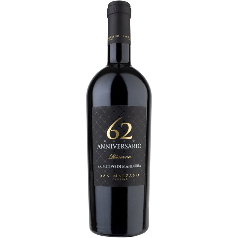 San Marzano Anniversario 62 Primitivo di Manduria Riserva 2018 750ml