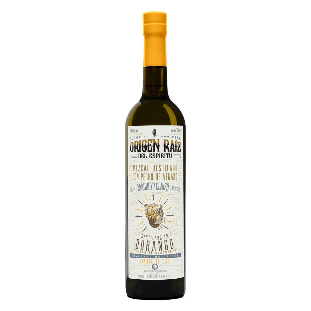 Origen Raiz Pecho de Venado Mezcal 750ml