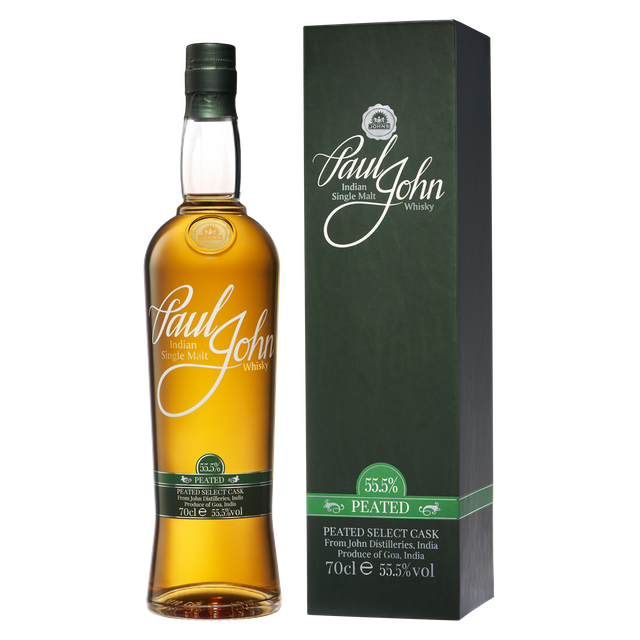 Paul John Peated Select Cask Indian Single Malt 55.5% ABV 750ml