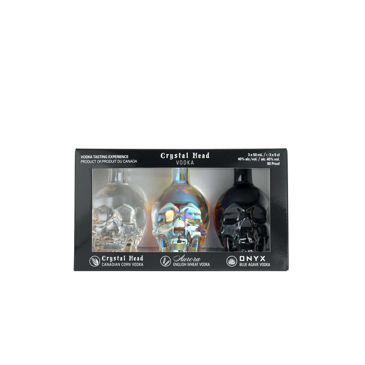Crystal Head Vodka Experience Pack 3 x 50ml