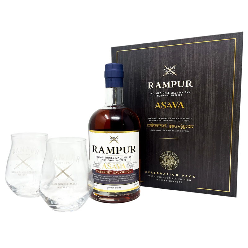 Rampur Asava Gift Pack with 2 Glasses 750ml