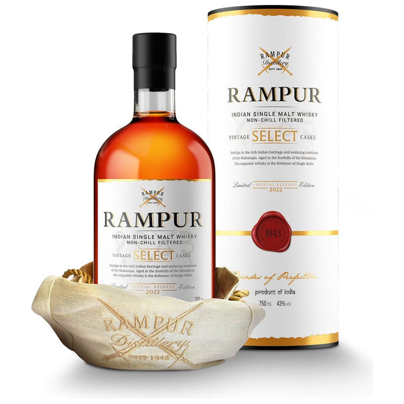 Rampur Select Indian Single Malt Whisky 750ml