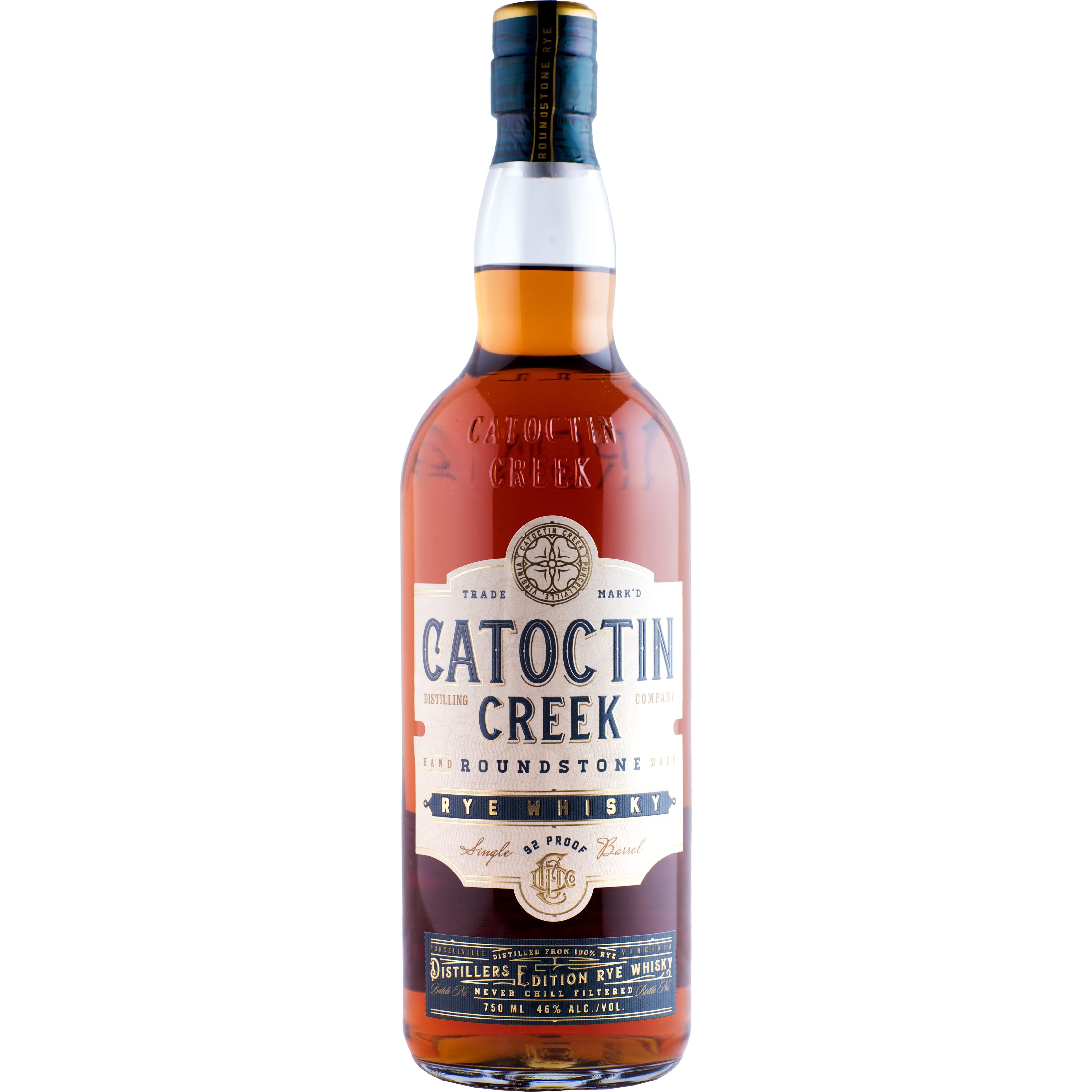 Catoctin Creek Roundstone Rye 92 Proof 750ml