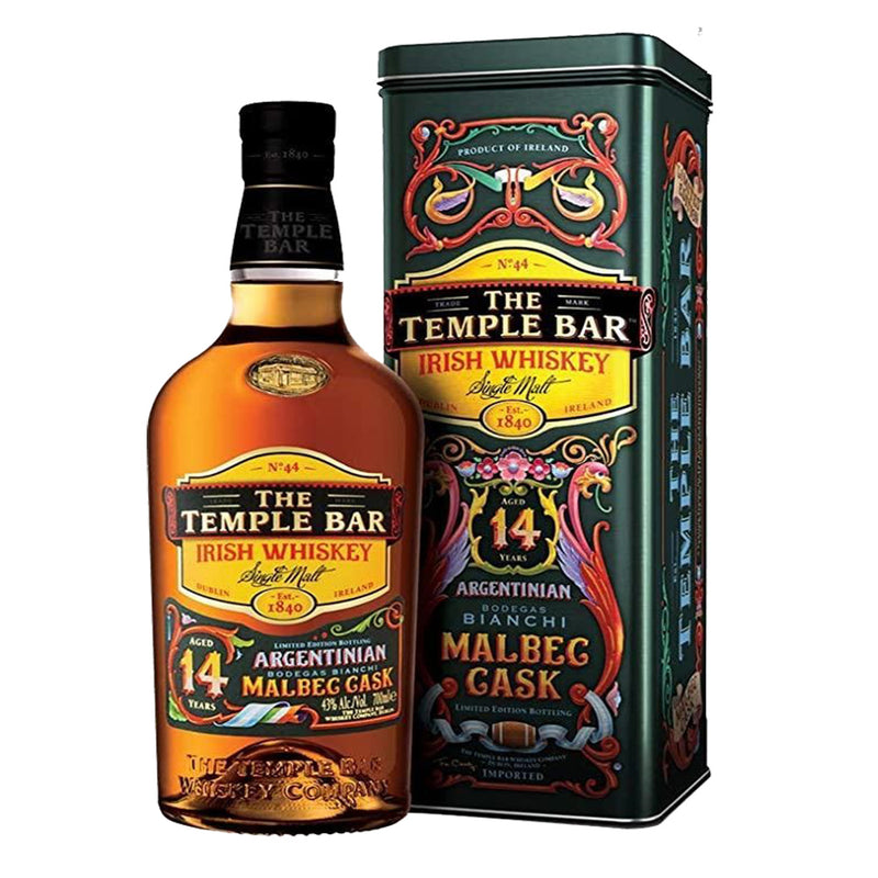 The Temple Bar 14 Year Old Malbec Cask Finish 700ml