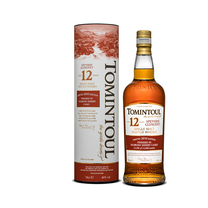 Tomintoul 2010 12 Year Old First Fill Oloroso Sherry 700ml