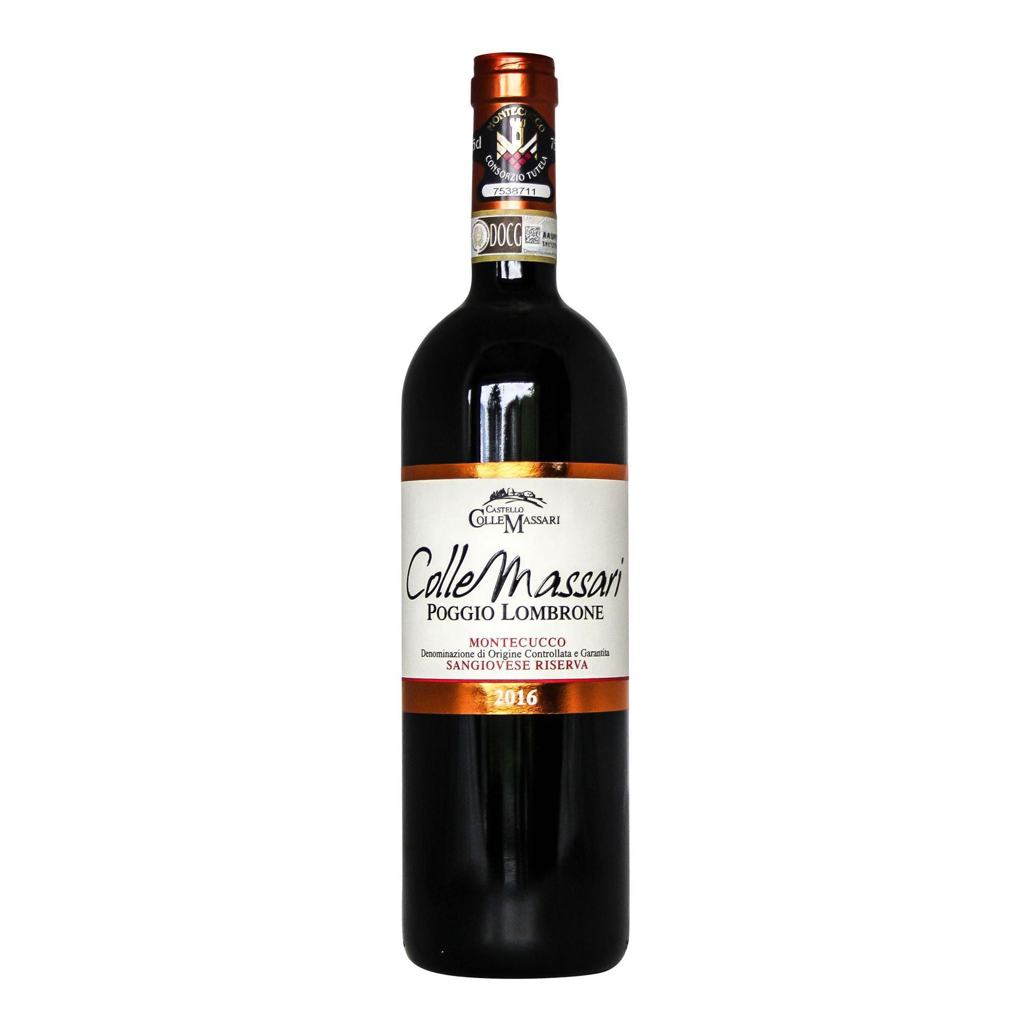 ColleMassari Poggio Lombrone Montecucco Sangiovese Riserva 2016 750ml