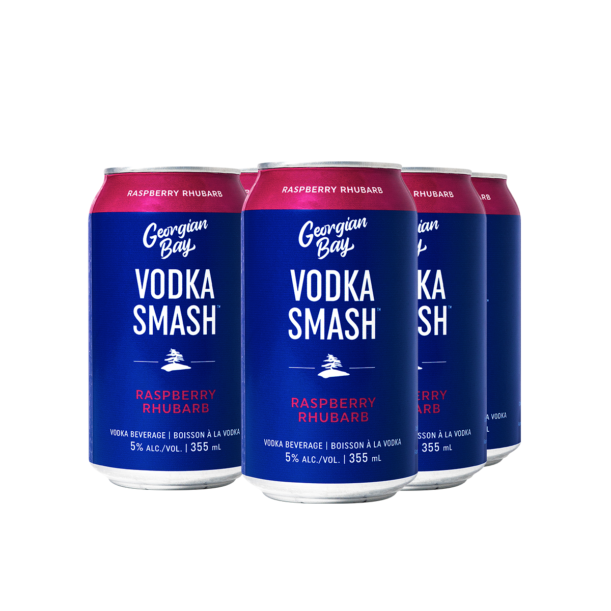 Bay Raspberry Rhubarb Vodka 6 Cans BSW Liquor