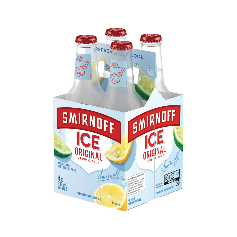 Smirnoff Ice 4 Bottles