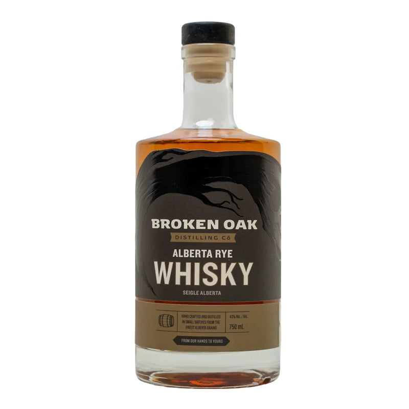 Broken Oak Distilling Alberta Rye Whisky 43% 750ml
