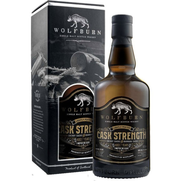Wolfburn 7 Year Old Cask Strength 58.2% ABV 700ml