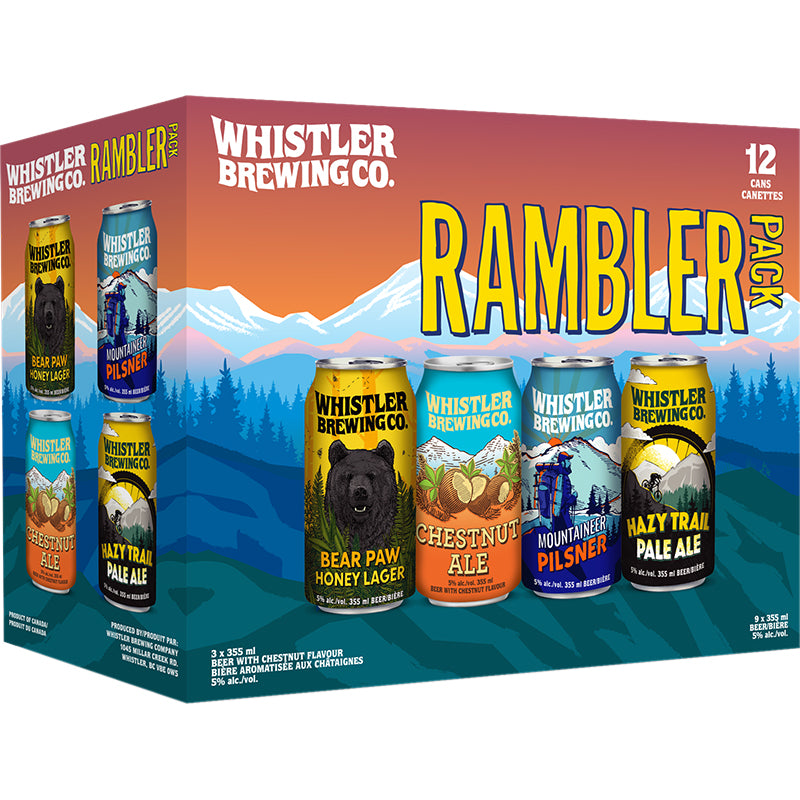 Whistler Brewing Variety Pack 12 Cans