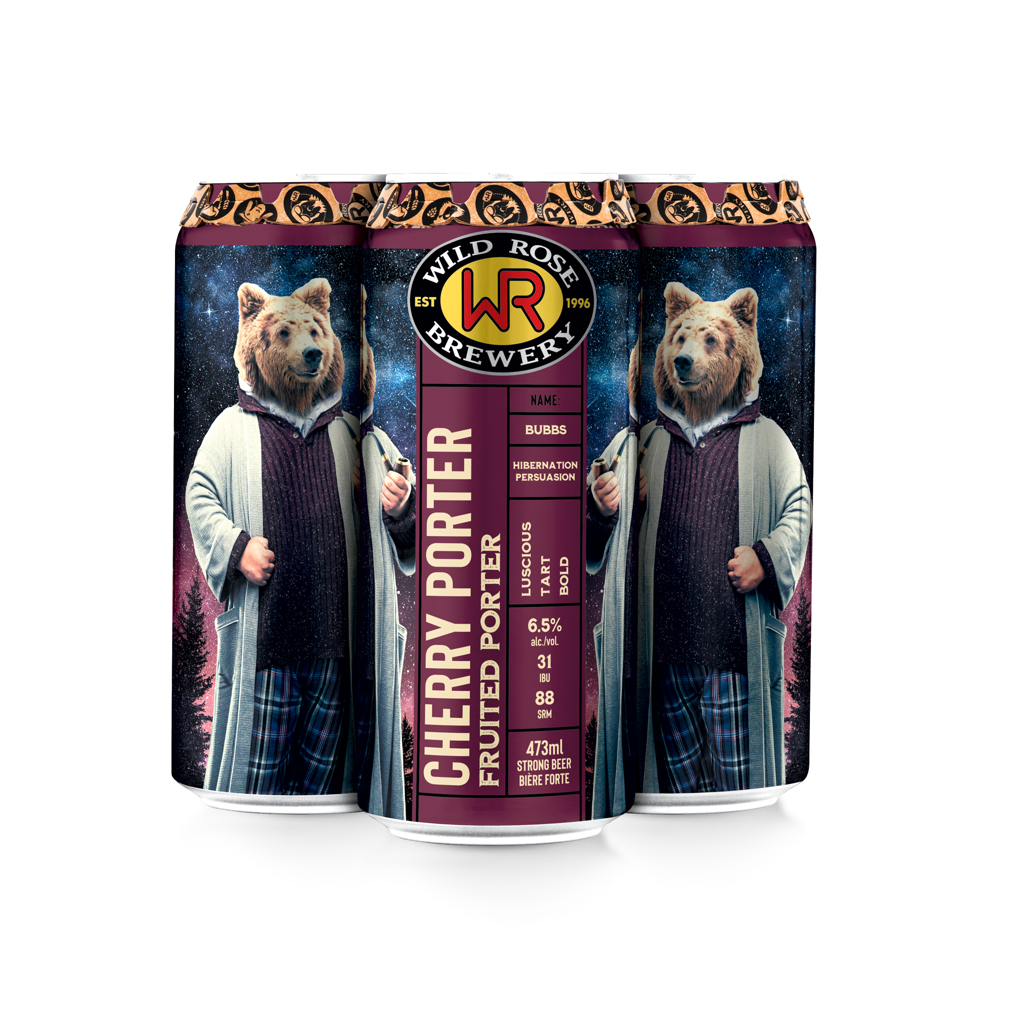 Wild Rose Cherry Porter 4 Tall Cans