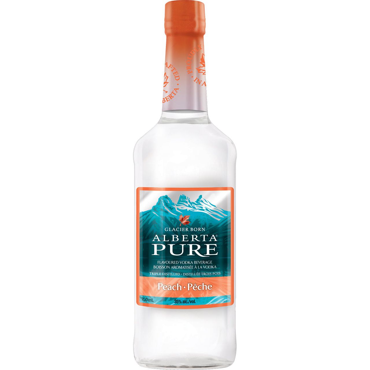 Alberta Pure Peach Vodka 750ml