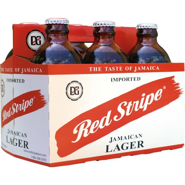 Red Stripe 6 Bottles