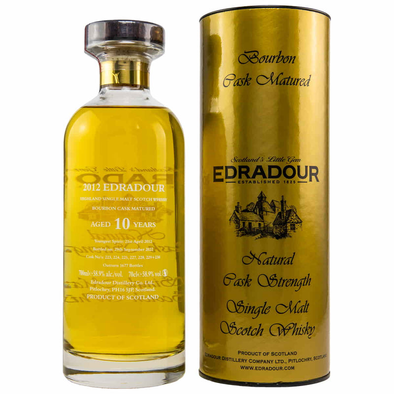 Edradour Natural Ibisco Bourbon 58.9% 700ml