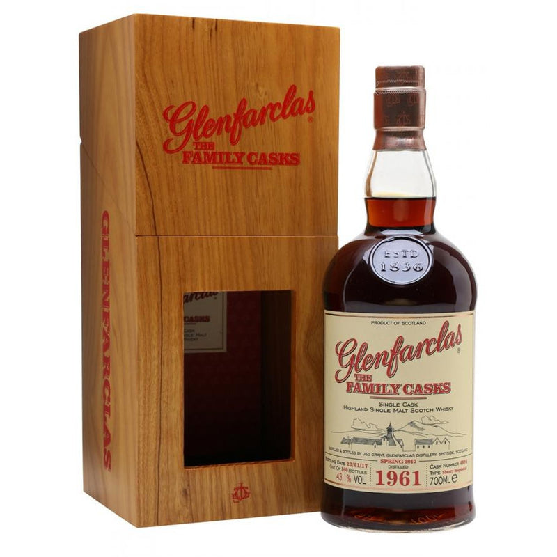 Glenfarclas 1961 45 Year Old SP17 Cask 4896 Sherry Hogshead 43.1% ABV 700ml