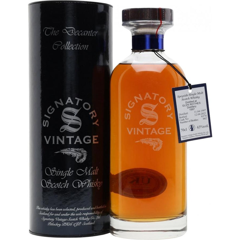 Signatory Vintage Glenrothes 1997 43% 700ml