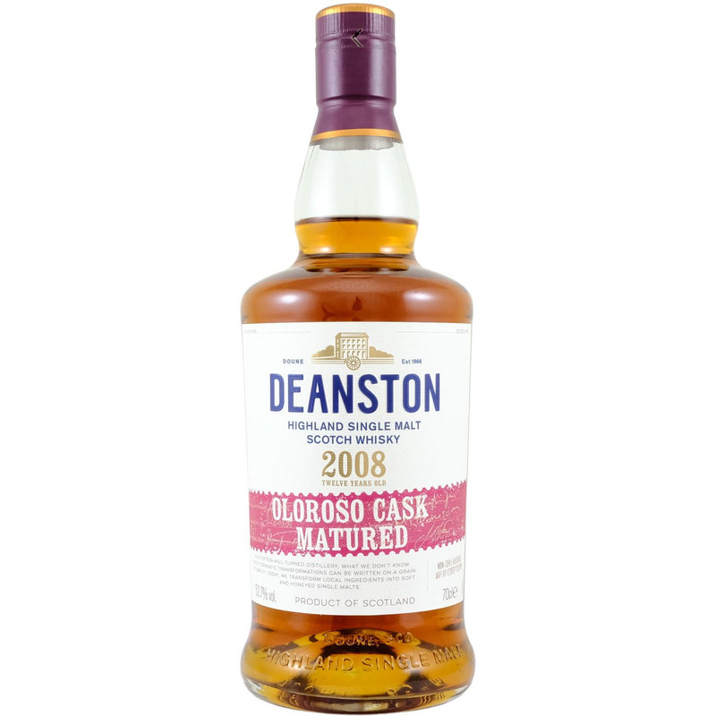 Deanston 2008 Oloroso 12 Year Old Limited Edition 52.7% 750ml