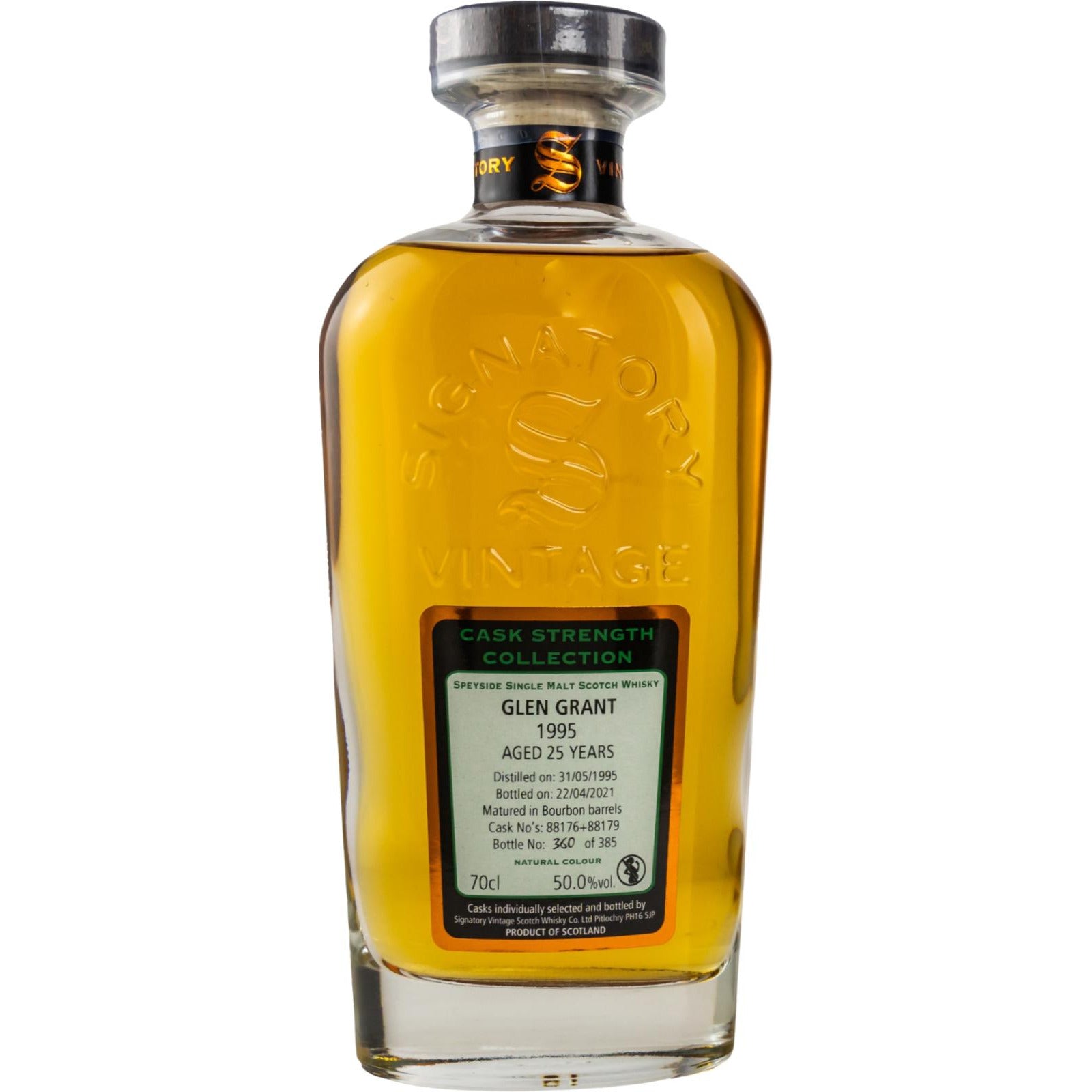 Signatory Vintage Glen Grant 1995 25 Year Old 50.0% 700ml